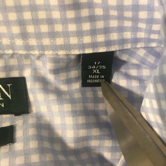 Lauren Ralph Lauren Regular Fit Stretch Fabric Long Sleeve Casual Shirt - Picture 6 of 8